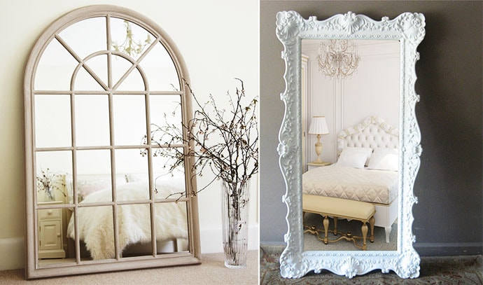 arched-cream-standing-wall-mirror-white-tall-mirror